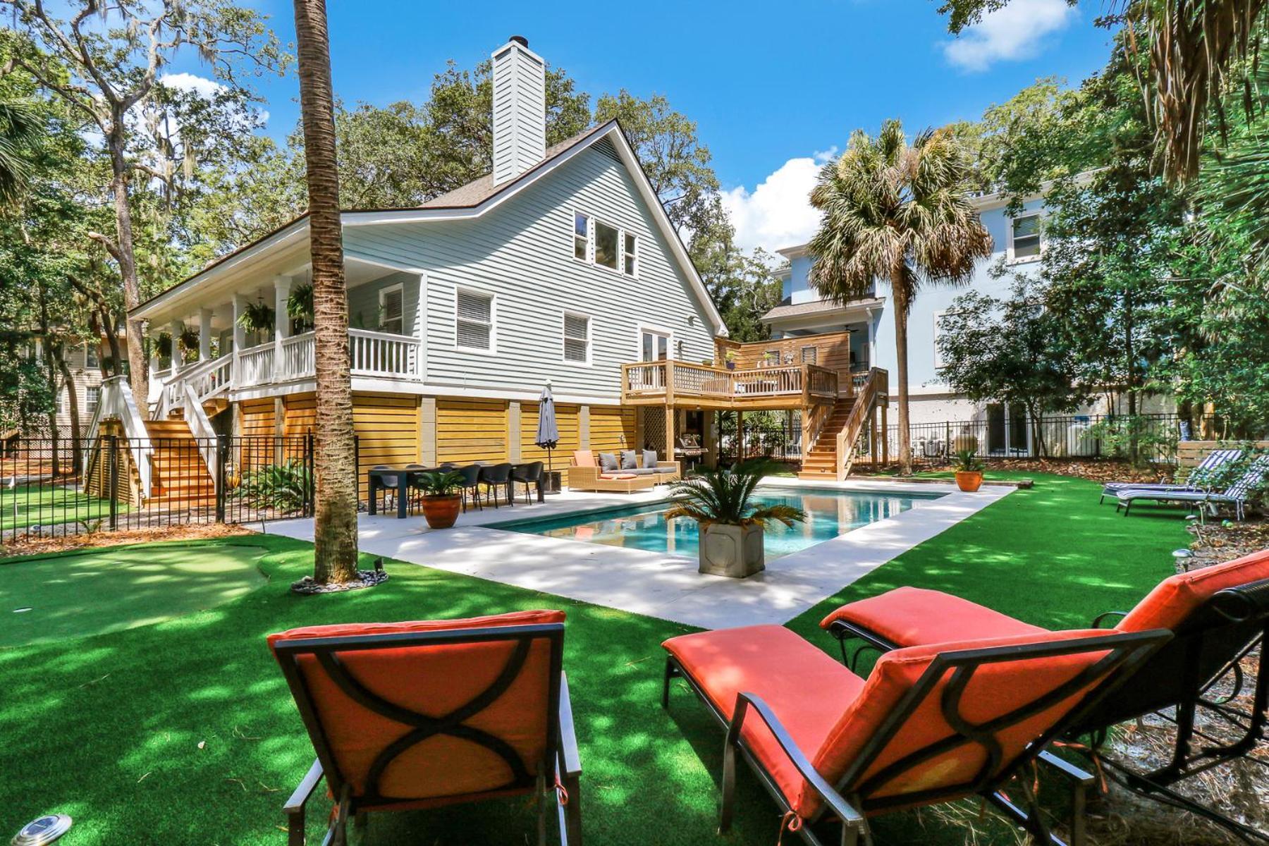 9 Flamingo Street Villa Pulau Hilton Head Luaran gambar