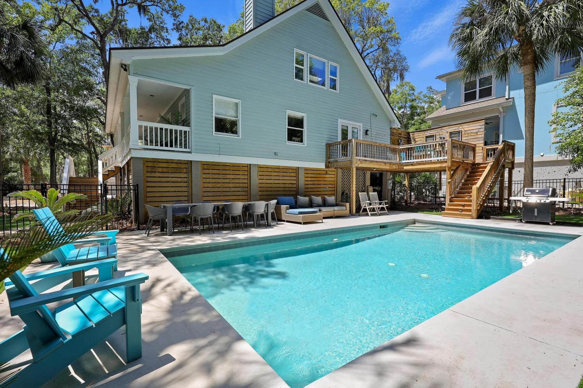9 Flamingo Street Villa Pulau Hilton Head Luaran gambar