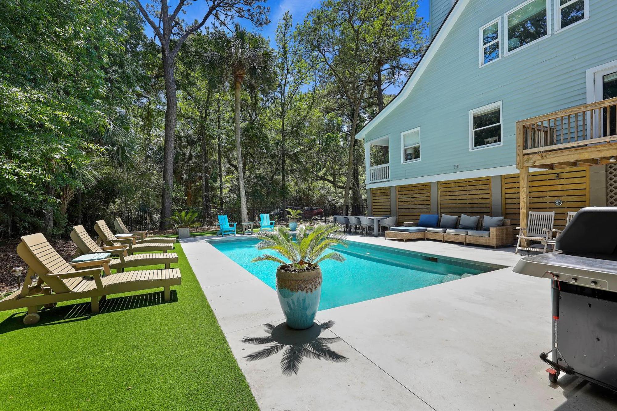 9 Flamingo Street Villa Pulau Hilton Head Luaran gambar