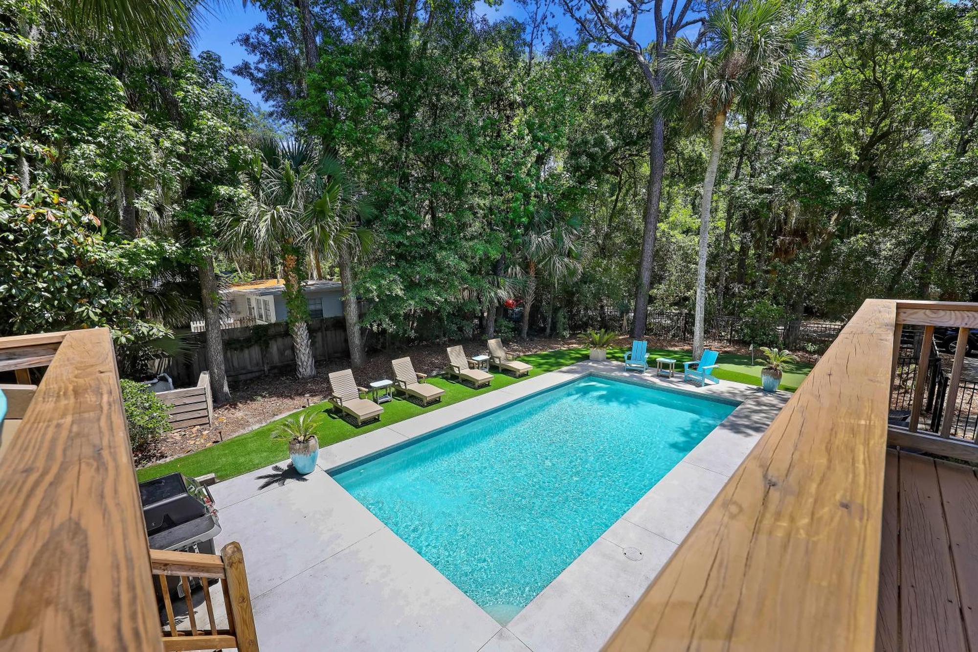 9 Flamingo Street Villa Pulau Hilton Head Luaran gambar