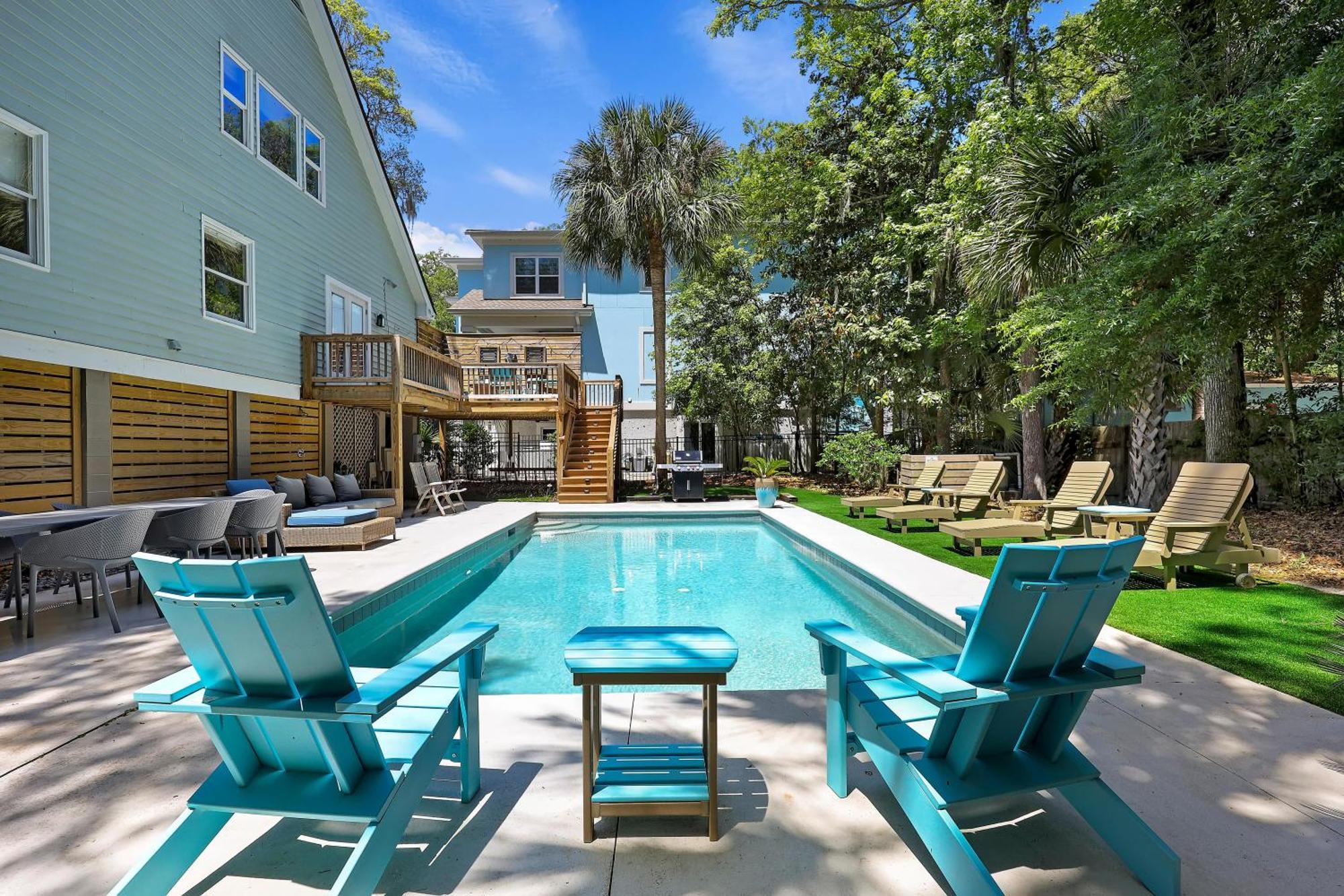 9 Flamingo Street Villa Pulau Hilton Head Luaran gambar